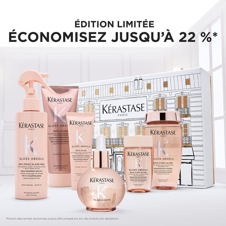 GLOSS ABSOLU - COFFRET CADEAU POUR CHEVEUX SUJETS AUX FRISOTTIS